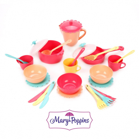 Набор посуды 39498 Карамель 26 предметов Mary Poppins - Альметьевск 