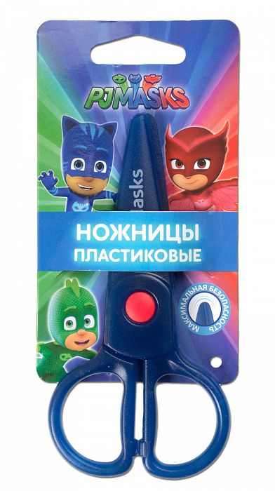 Ножницы 34079 пластиковые Герои в масках тм PJ Masks Росмэн - Санкт-Петербург 