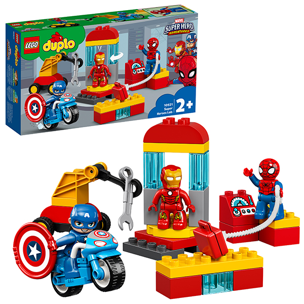 LEGO DUPLO 10921 Конструктор ЛЕГО ДУПЛО Super Heroes Лаборатория супергероев - Челябинск 