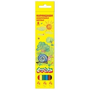Набор акварел. каранд. Каляка-Маляка 6 цв. шестигранные 3+ КАКМ6 063030 р - Елабуга 