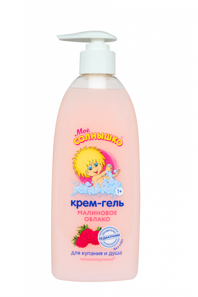 Крем-гель 400мл для купания/душа Малиновое облако 58071 Мое солнышко - Йошкар-Ола 