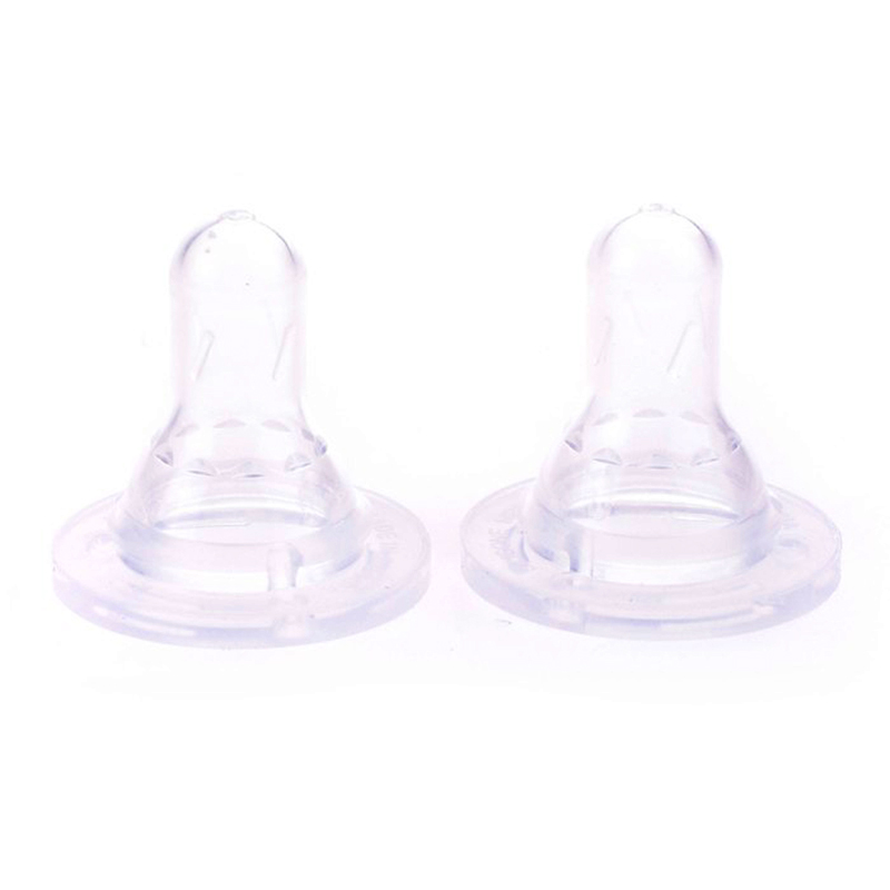 КК2019 Комплект силиконовых сосок BABY FLOW с отверстием размера S для бутылочек с узким горлом - Санкт-Петербург 