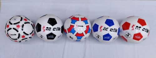 Мяч F30244 футбольный PVC 280гр в пакете - Омск 