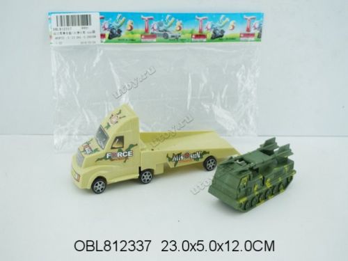 А/м 8801 автовоз военный+машинка в пакете 812337 ск - Нижний Новгород 