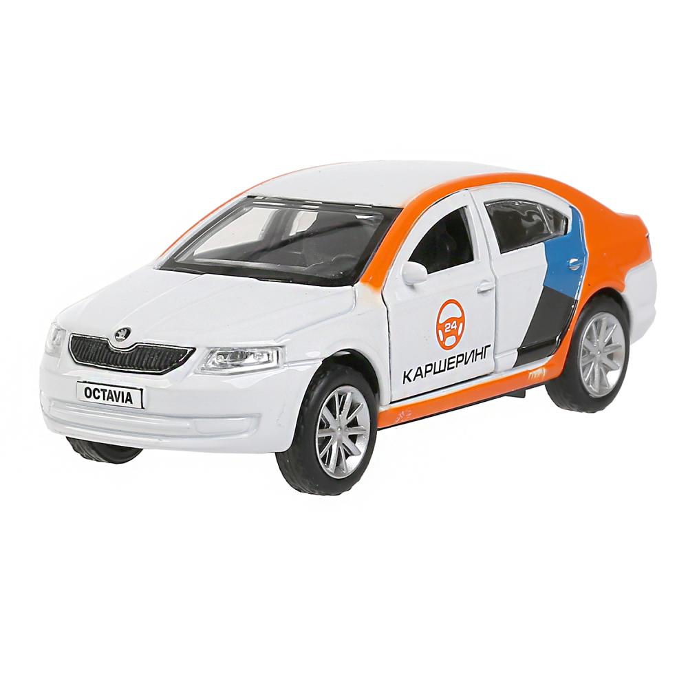 Машина SKODA OCTAVIA Каршеринг 12см белый Octavia-12DEL-WH ТМ Технопарк - Елабуга 