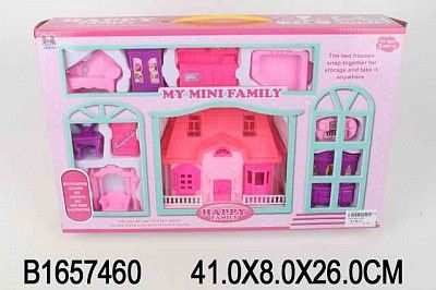 Дом 388 для куклы с мебелью в коробке 1657460