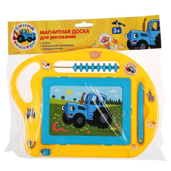 Доска для рисования В1638242-ВТ Синий трактор со счетам ТМ Играем вместе - Челябинск 