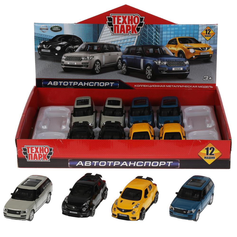 Машина Nissan Juke/Range Rover Vogue 12см металл JUKEVOGUE-12DB12-MIX ТМ Технопарк - Елабуга 