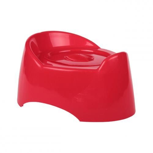 Горшок м1527 туалетный детский "Малышок" с крышкой красный Р - Самара 