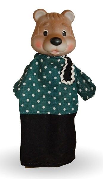 Кукла с-970 перчатка "Медведь" огонек
