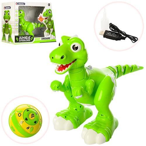 Динозавр р/у с USB, пар,ездит, танцует, звук и свет в коробке - Орск 