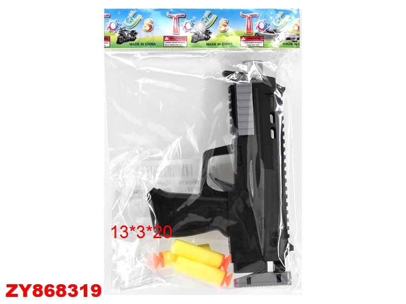 Пистолет CY-22 с мягкими пулями в пакете ZY868319 - Томск 