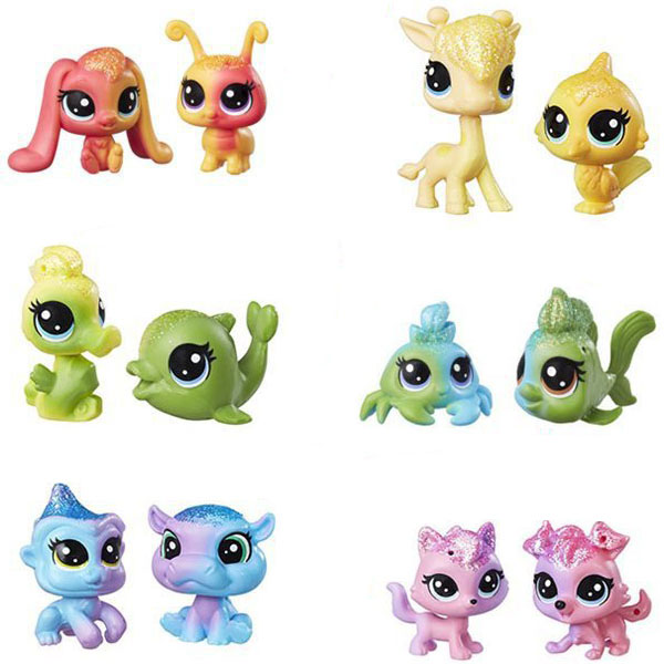 Littlest Pet Shop C0794 Литлс Пет Шоп: Радужная колллекция - 2 радужных пета - Магнитогорск 