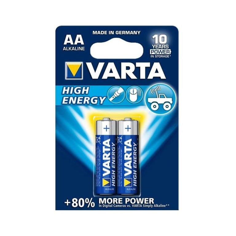Батар VARTA High Energy/Longlife Power LR06 BL2 алкалин 2шт ЦЕНА ЗА УПАКОВКУ - Орск 