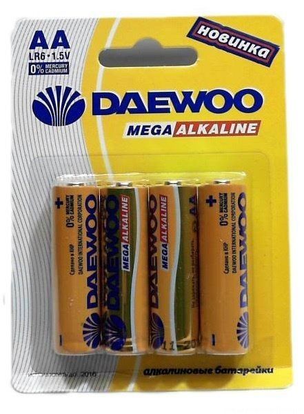 Батар daewoo LR06 BL4 алкал 4шт 1/40 30368 Р - Пенза 