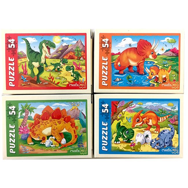 Пазл 54эл "Любимые динозавры" П54-6340 Рыжий кот - Бугульма 