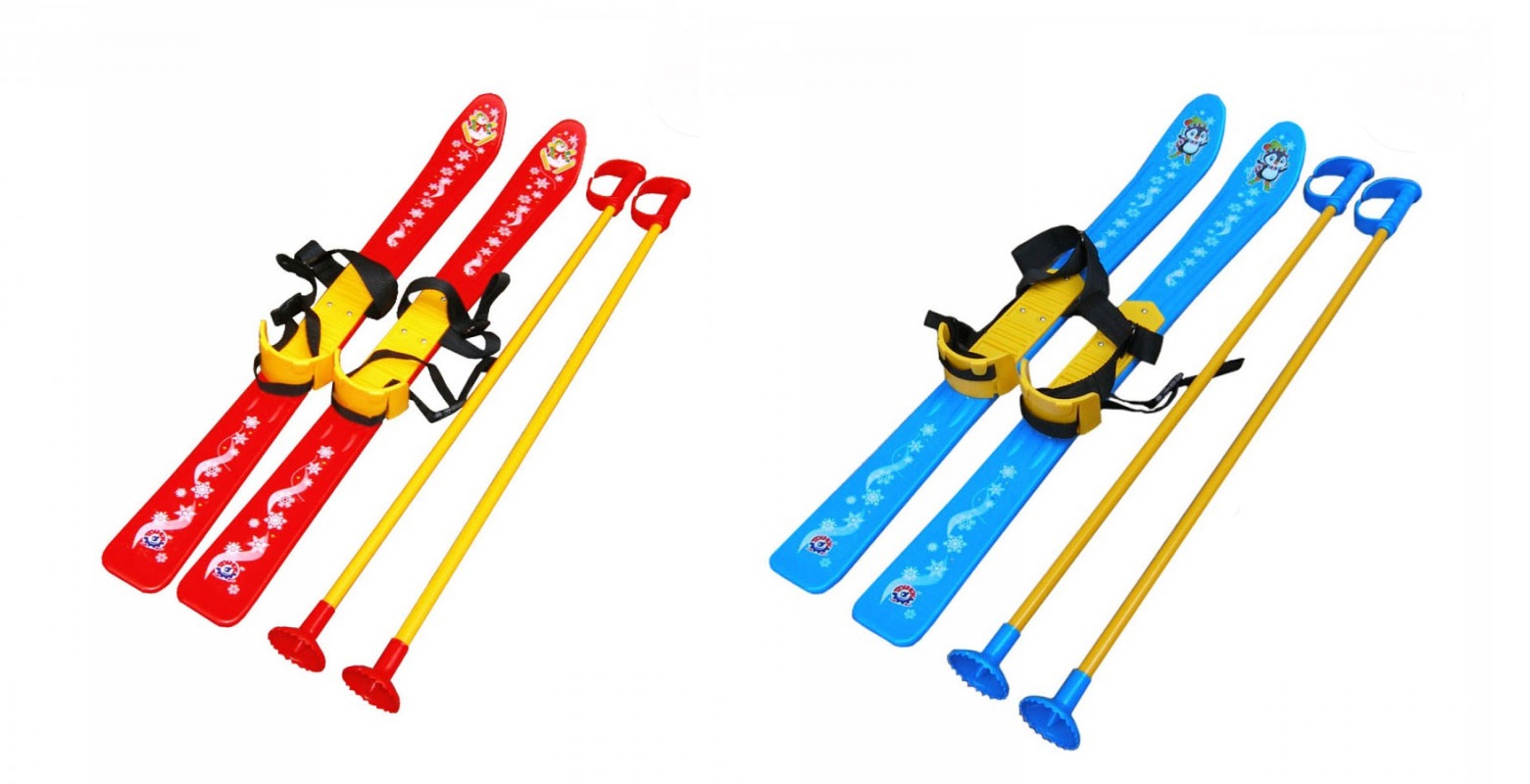 Лыжи Т3350 с палками детские - Пенза 