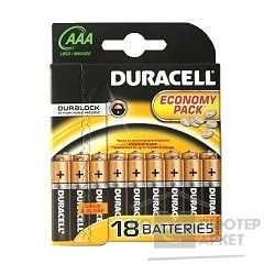 Батар 42528 duracell LR03 Basic AAА VENx CEEMEA 18шт Р