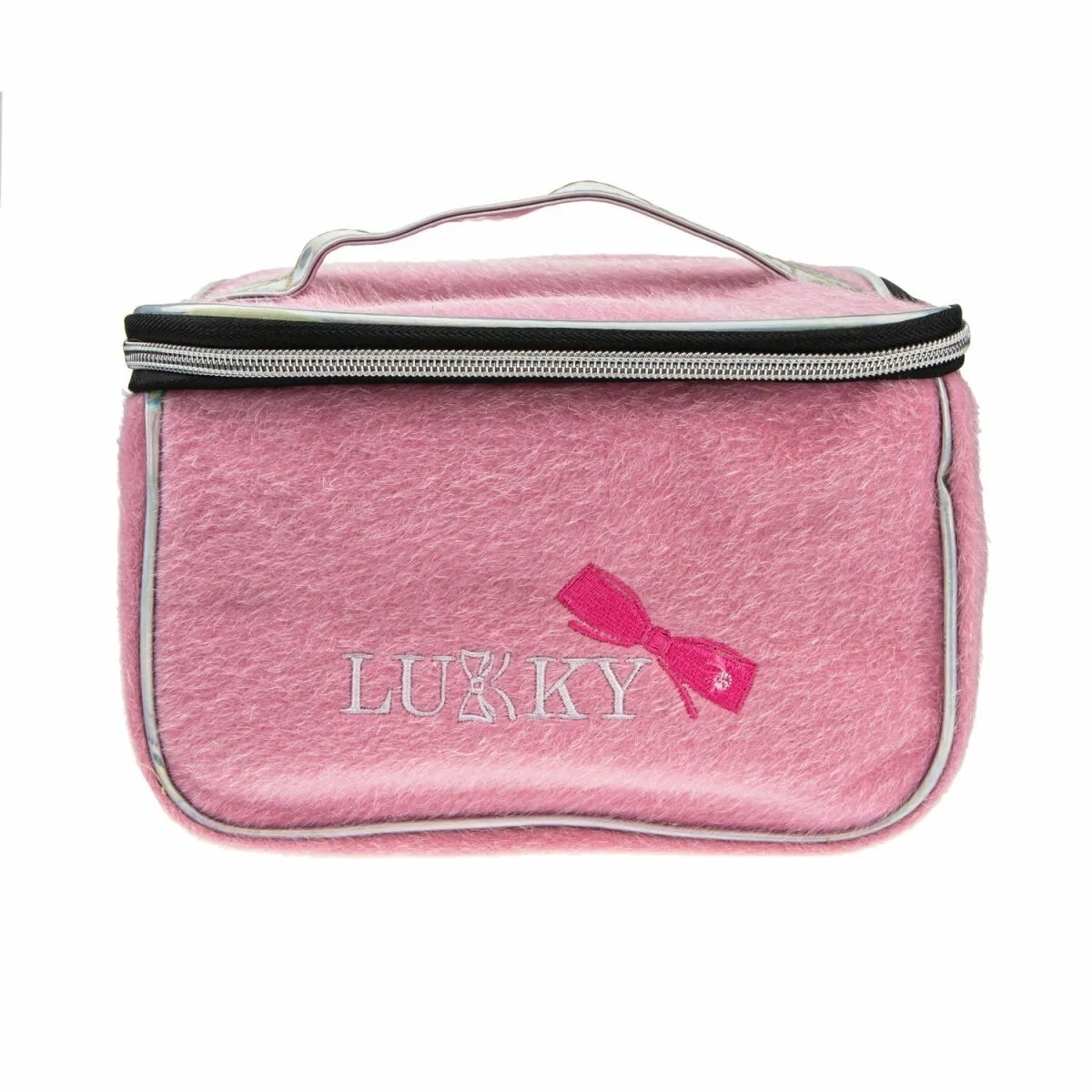Lukky Т21413 Косметичка-чемоданчик с лого розовая 23*16*13см - Елабуга 