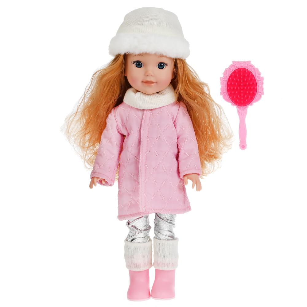 Кукла EB38D-WN-40343 Катерина 38см озвучен АБВГДЙКА песня в зимнем костюме ТМ Карапуз - Пенза 