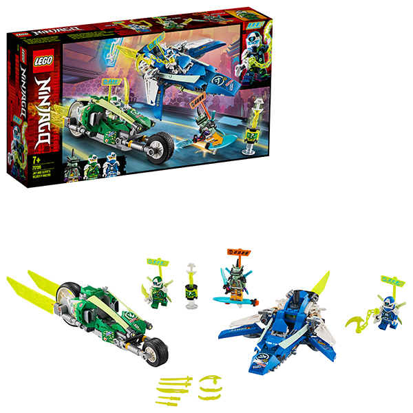 LEGO Ninjago 71709 Конструктор ЛЕГО Ниндзяго Скоростные машины Джея и Ллойда