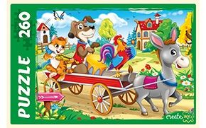 Пазл 260эл П260-5432 "Бременские музыканты" Рыжий Кот - Елабуга 