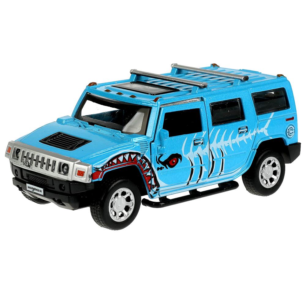 Машина HUM2-12PRE-BU металл Hummer H2 Хищники 12см голубой ТМ Технопарк 340964 - Магнитогорск 