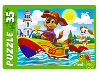 Пазлы-макси 35эл Щенки на море ПУ35-7274 - Елабуга 