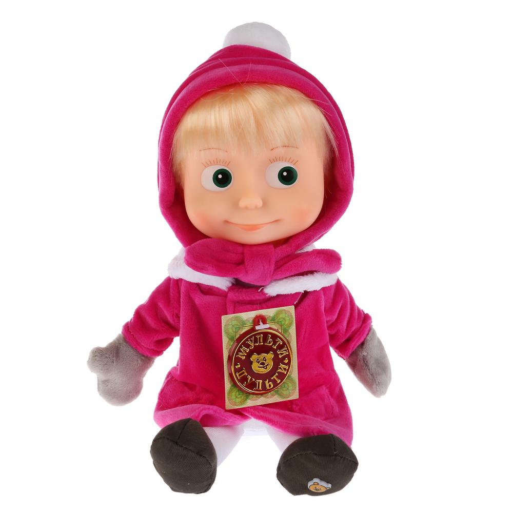 Игрушка мягкая V92448/30AB Маша 29см в зимней одежде из м/ф Маша и Медведь ТМ Мульти-пульти - Тамбов 