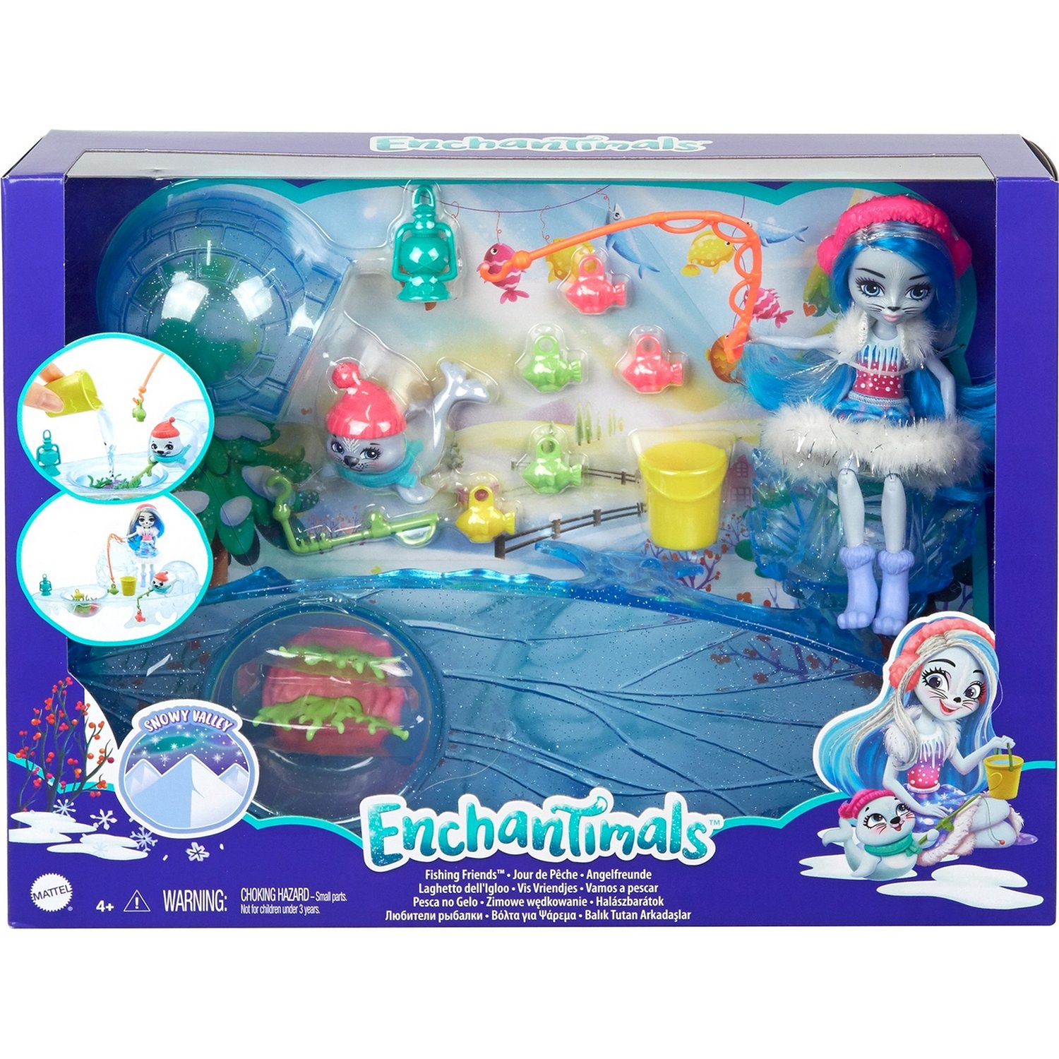 Enchantimals Кукла GJX48 Игровой набор Рыбалка на льду - Томск 