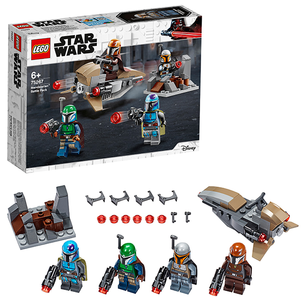 LEGO Star Wars 75267 Конструктор ЛЕГО Звездные войны Боевой набор: мандалорцы