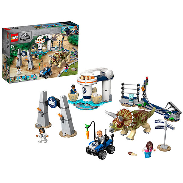LEGO Jurassic World 75937 Конструктор ЛЕГО Нападение трицератопса - Волгоград 