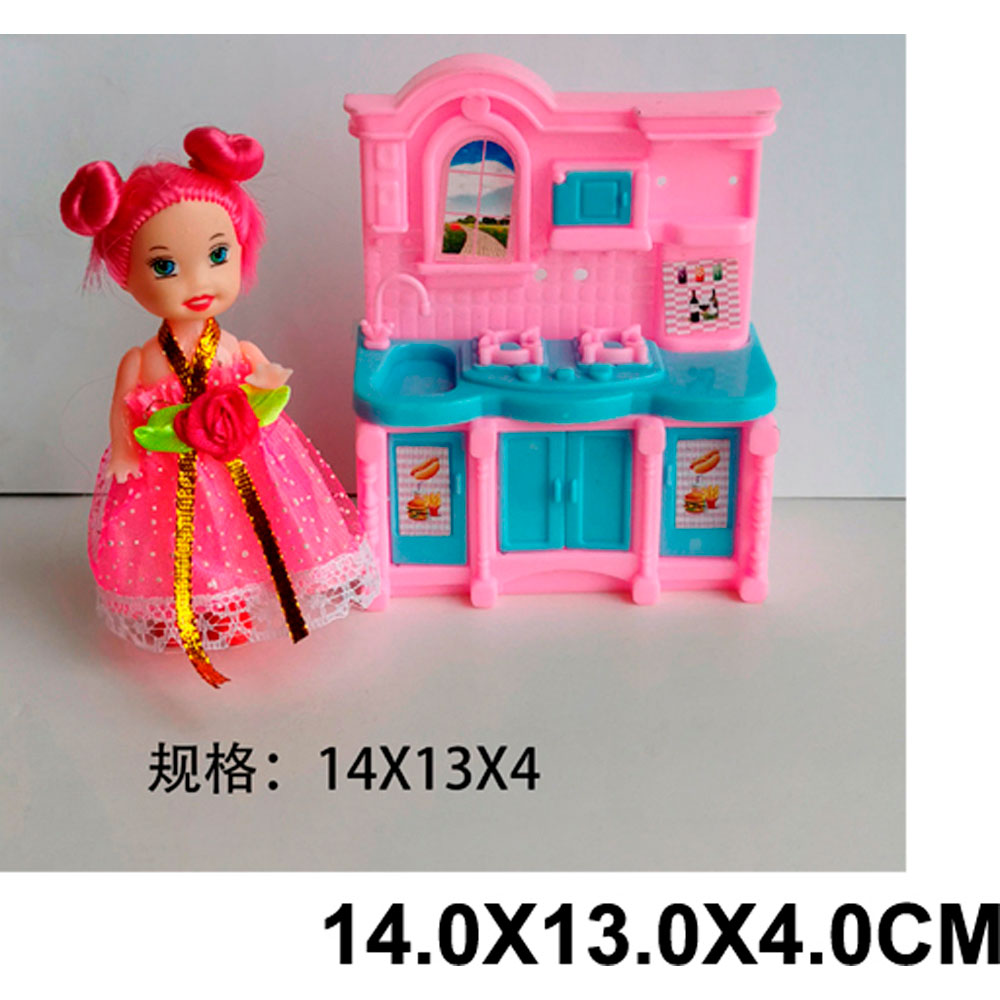 Кукла WS1153 с аксессуарами 8см в пакете - Самара 