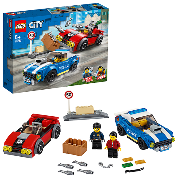 LEGO City 60242 Конструктор ЛЕГО Город Арест на шоссе