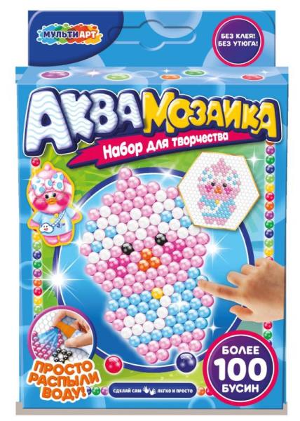 Аквамозайка AB-100LALA 100 бусин ТМ Мульти Арт 345958 - Ижевск 