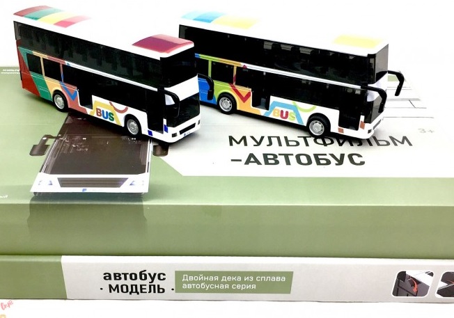 Модель автобус YD6631A металлическая инерция - Елабуга 