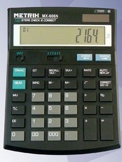 Калькулятор мх-666 метрикс 12разрядн,бухгалт 19*14 72327 Р - Киров 