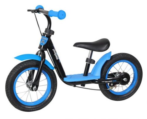 Беговел 641169 Mody Kids KidRun 12" надувные колеса ручной тормоз сине-черный