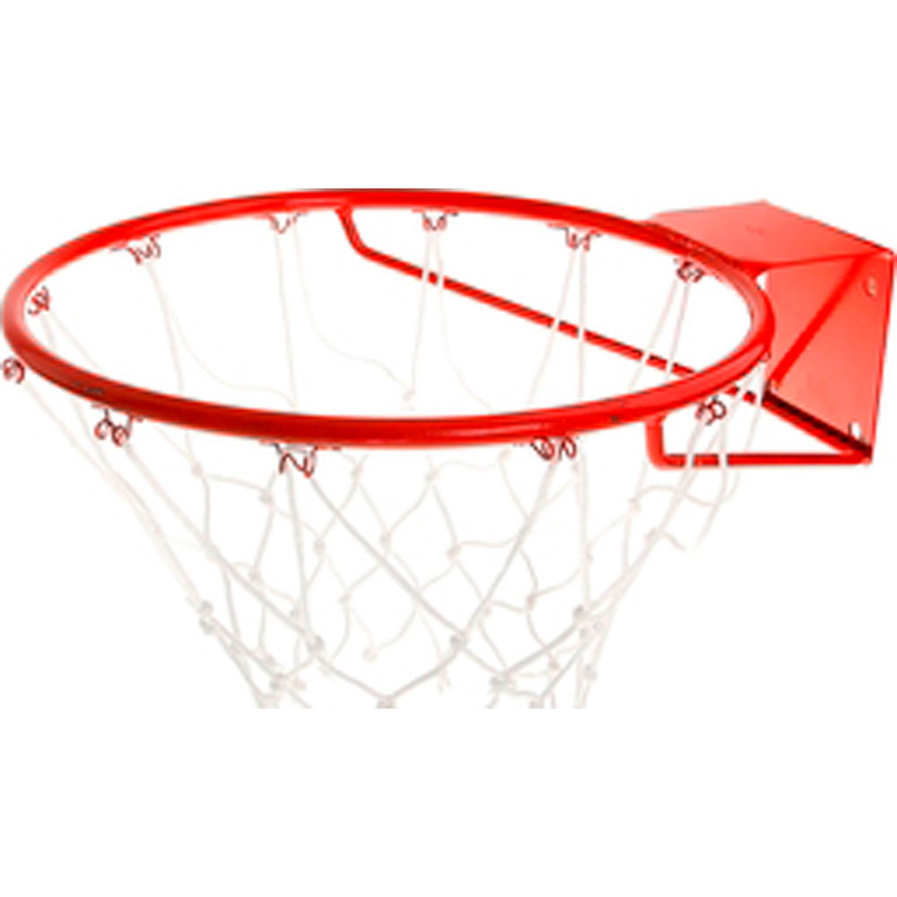 Баскетбольная корзина КБ-0295 д=295мм с упором и сеткой №3