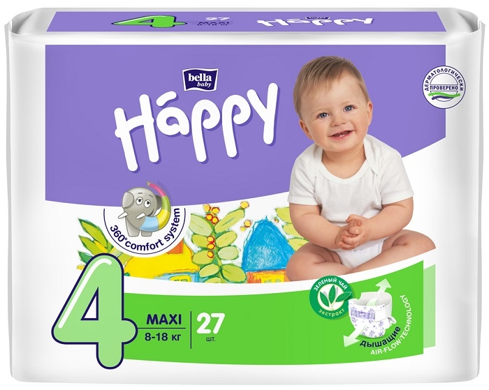 Подгузники Bella Baby Happy Maxi a27 - Орск 
