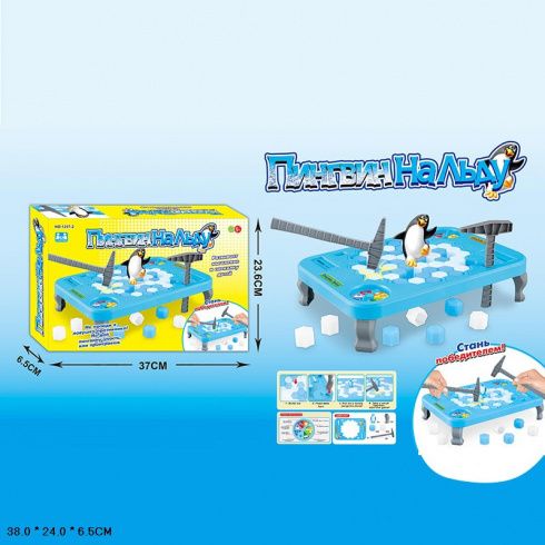 Игра 1257-2 "Пингвин на льду" настольная в коробке В625-Н24071 - Тамбов 