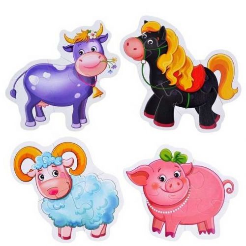 Пазл 1106-51 мягкие "Ферма" 162409 Vladi Toys - Елабуга 
