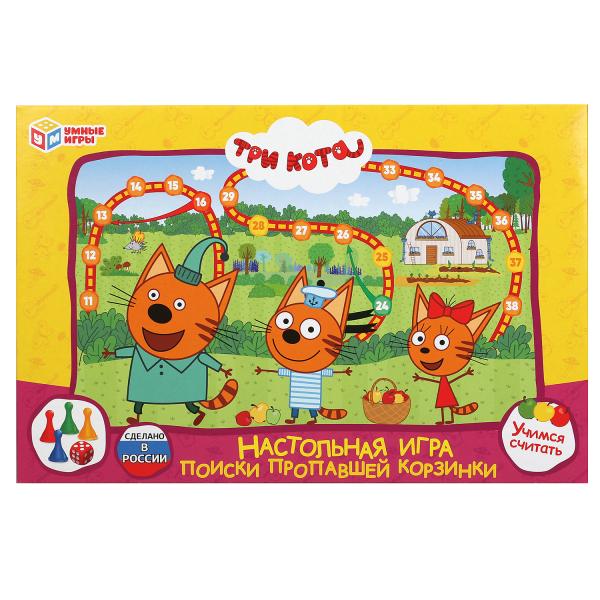 Игра-ходилка 20023 Три кота.Поиски пропавшей корзинки ТМ Умные игры 308444