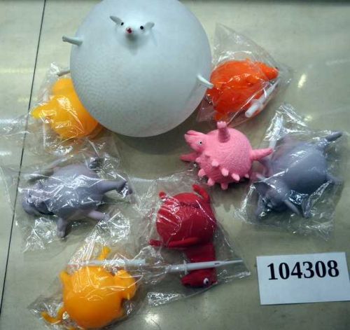 Игрушка-животное 104308 надувается в шар в пакете - Заинск 