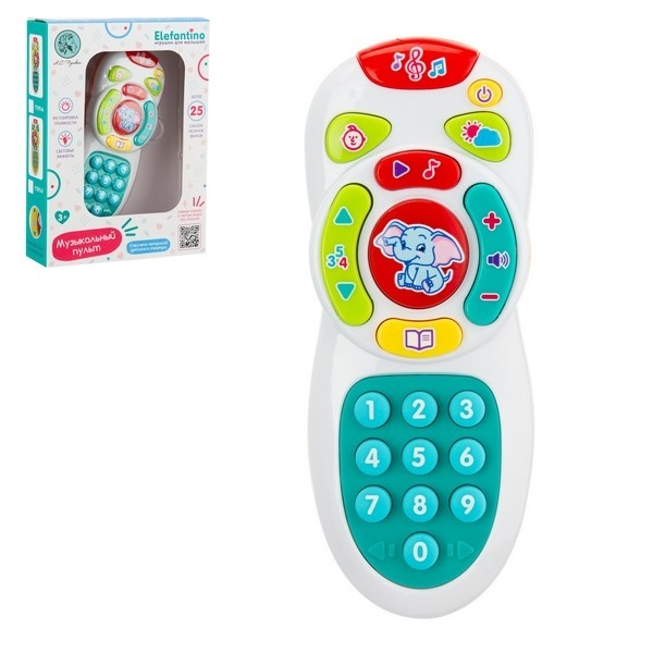 Пульт музыкальный IT109546 Elefantino на батарейках в коробке - Елабуга 