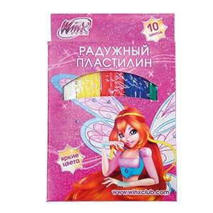 Пластилин восковый 9091-WINX  "Винкс" 10цветов 200гр в коробке 177593 - Ижевск 