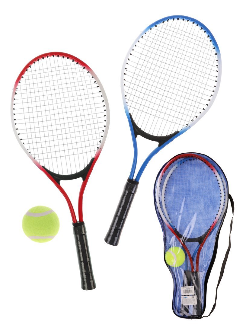 Ракетки для большого тенниса 636298 в чехле с мячом (красная и синяя) - Альметьевск 
