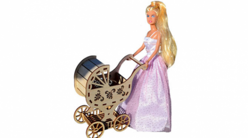 Сборная модель "Детская коляска" ДК-2-11 TM Polly Россия - Елабуга 