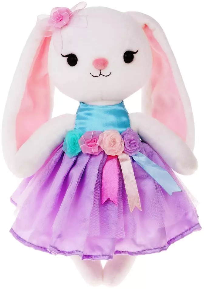 Мягкая игрушка 681843 Зайка Мишель в платье с цветами ТМ Angel Collection - Йошкар-Ола 