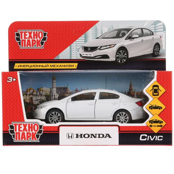А/м 272306 Honda Civic-WT белый металл 12см откр.двери инерция  ТМ Технопарк - Нижнекамск 